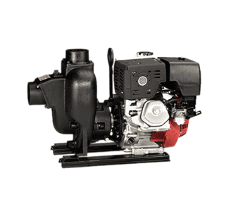 301PIH13W by Banjo | Centrifugal Pumps | 3" Cast Iron Wet Seal Pump with 13 HP Honda® Engine with Electric Start & Pull Rope
