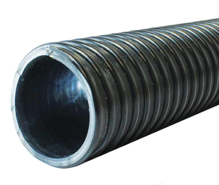 3020-0250-100 by Jason Industrial | 3020 Series | HD Polyurethane Lined Material Handling Hose | PVC | 2-1/2" ID | 3.09" OD | 40 PSI | Black | 100ft