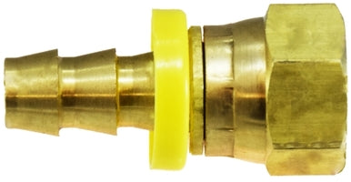30366 by Midland | Push-On Fitting | Female Gasket Seal Swivel | 3/4" Hose ID x 3/4" Female NPSM | Brass