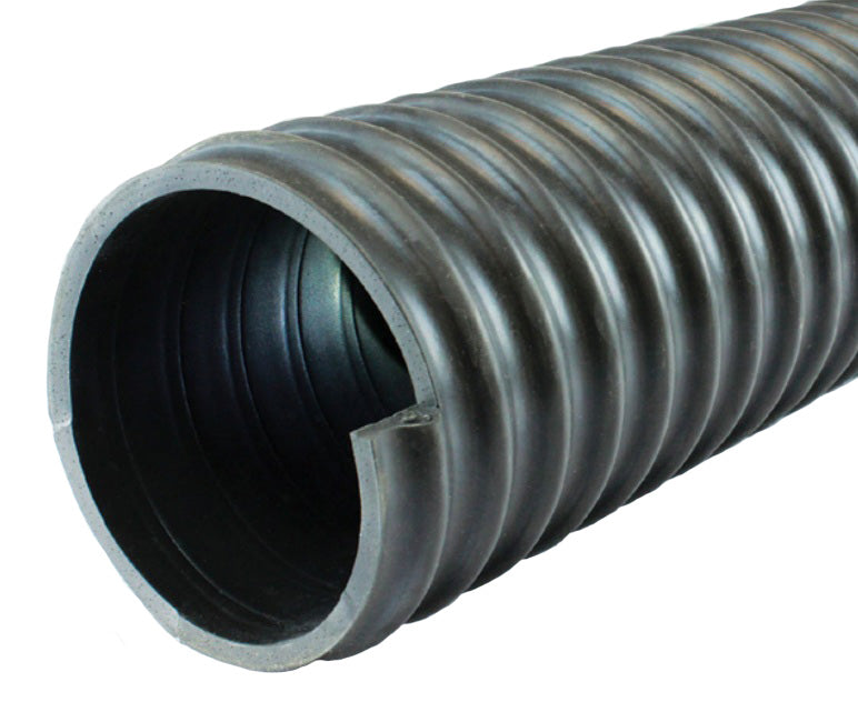 3035-0200-100 by Jason Industrial | 3035 Series | Abrasion Resistant Material Handling Hose | SBR | 2" ID | 2.35" OD | 40 PSI | Black | 100ft