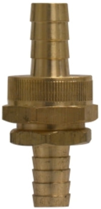 30458 by Midland | Garden Hose Fitting | Coupling Set | Short Shank with Hex Nut | 5/8" Hose Barb | Brass