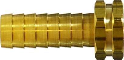 30508 by Midland | Garden Hose Fitting | Female Swivel Only | 2" Shank | 1" Hose Barb x 1" Female GHT | Brass