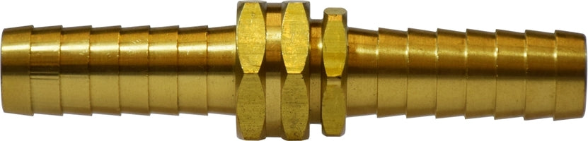 30516 by Midland | Garden Hose Fitting | Coupling Set | 2" Shank | 1/2" Hose Barb x 1/2" Female GHT | Brass