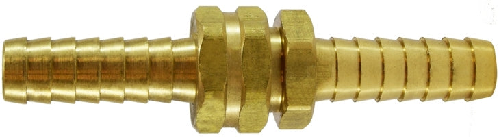 30561 (30-561) by Midland | Garden Hose Fitting | NPSM Long Shank Set | 5/8" Hose Barb | Straight | Brass