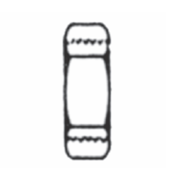 306 4 by Couplamatic | Hydraulic Adapter | 7/16-20 Bulkhead Lock Nut | Straight