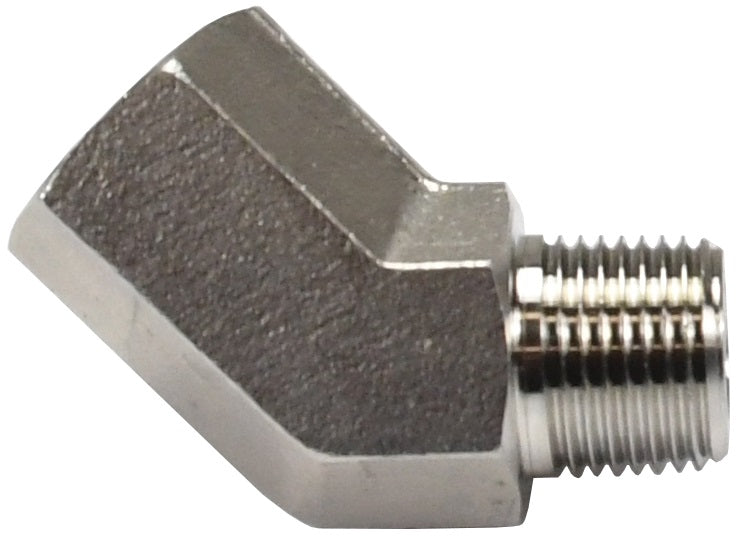 3061616SS by Dixon Valve | 45° Elbow | 1" Female NPT x 1" Male NPT | 316 Stainless Steel