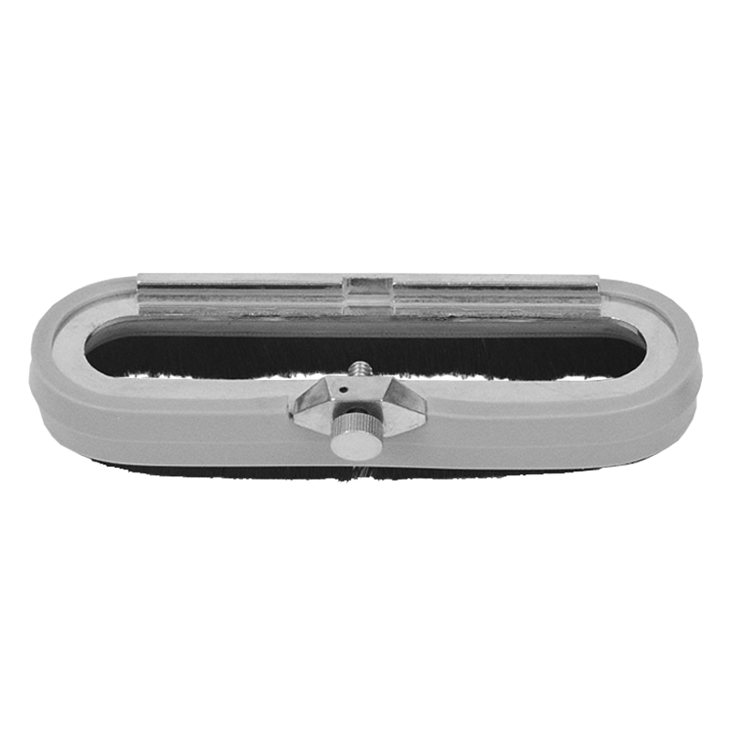 308BA by Flexaust | Slide On Brush for 309 Utility Tool | Horsehair Bristles | 6" Width | Aluminum