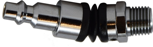 320065 by Midland | Industrial Interchange Pneumatic Male Swivel Plug | 1/4" Male Pipe | 1/4" Body Size | Steel