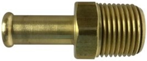 32181 by Midland | Fuel Hose Barb | Bubble Barb | 1" Hose ID x 1" Male Pipe | Adapter | Brass