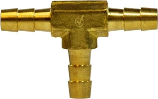707024-05 by Midland | Lead Free Hose Barb Fitting | Hose Barb | 5/16" Hose ID | Tee | Brass | Replaces: 32366LF