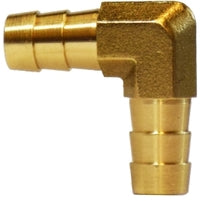 32415 by Midland | Hose Barb | 3/8" Hose ID x 1/4" Hose ID | 90° Elbow | Brass