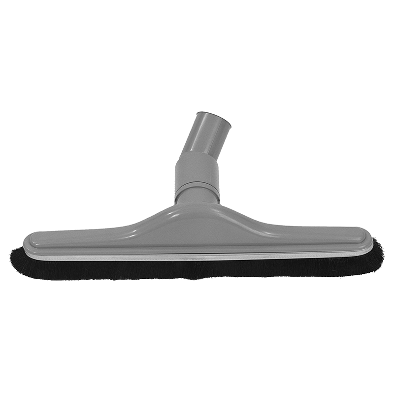 32535 by Flexaust | Friction Fit Nylon (Medium) Bristle Floor Brush | 1-1/4" (32mm) | 14" Width | Gray