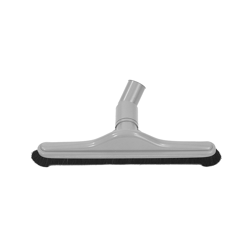 32535HSL by Flexaust | Friction Fit Slotted Horsehair (Soft) Bristle Floor Brush | 1-1/4" (32mm) | 14" Width | Gray