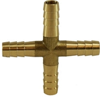 32610 by Midland | Hose Barb | 3/8" Hose ID | Cross | Brass