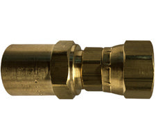 32773 (32-773) by Midland | Reusable Female Swivel | 3/8" Hose ID | 5/8" Hose OD | 3/8" Female NPSM | Straight | Brass