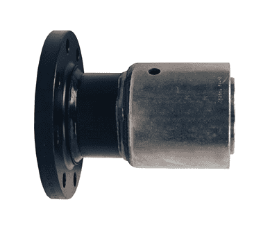 128P3SO15 Dixon Valve 8" Carbon Steel External Swage Fixed Flange Assembly - Hose OD from 9-33/64" to 9-40/64"