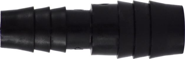 33406B by Midland | Plastic Pipe Fitting | Reducing Splicer | 3/8" Hose Barb x 1/4" Hose Barb | Black Polyethylene