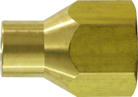 34121 by Midland | Pol Fitting | Female FPT x Female Pol Adapter | 3/8" Female FPT x Female Pol | Straight | Brass
