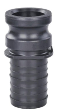 35952 (35-952) by Midland | Cam and Groove (Lite Pattern) | Type E | 1" Male Adapter x 1" Hose Shank | Straight | Polypropylene