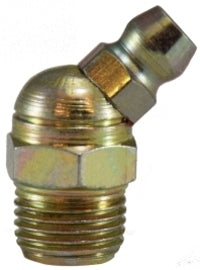 36116SS by Midland | Grease Fitting | Ball Check | 1/8"-27 Male NPTF | 45° Elbow | 303 Stainless Steel