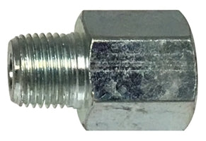 36310 by Midland | Grease Fitting | Extension Adapter | Female English to Male English 1/8"-27 x 1/8-27" | 0.82" Length | Straight | Zinc Plated Carbon Steel