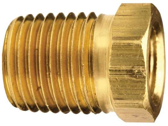 3730604C by Dixon Valve | Reducer Hex Bushing | 3/8" Male NPTF x 1/4" Female NPTF | Brass