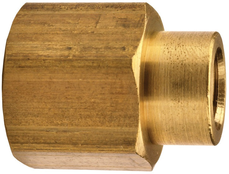 3771206C by Dixon Valve | Reducer Coupling Adapter | 3/4" Female NPTF x 3/8" Female NPTF | Brass
