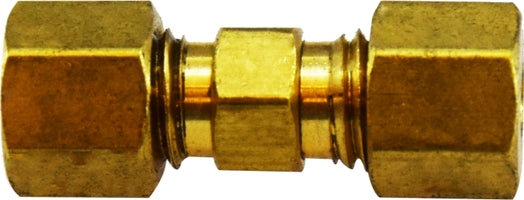 38761 by Midland | Split Sleeve DOT Fitting | Double End Union | 5/32" Tube OD | Brass