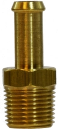 32381 by Midland | Fuel Hose Barb | Connector | 3/8" Hose ID x 1/4" Male Pipe | Brass
