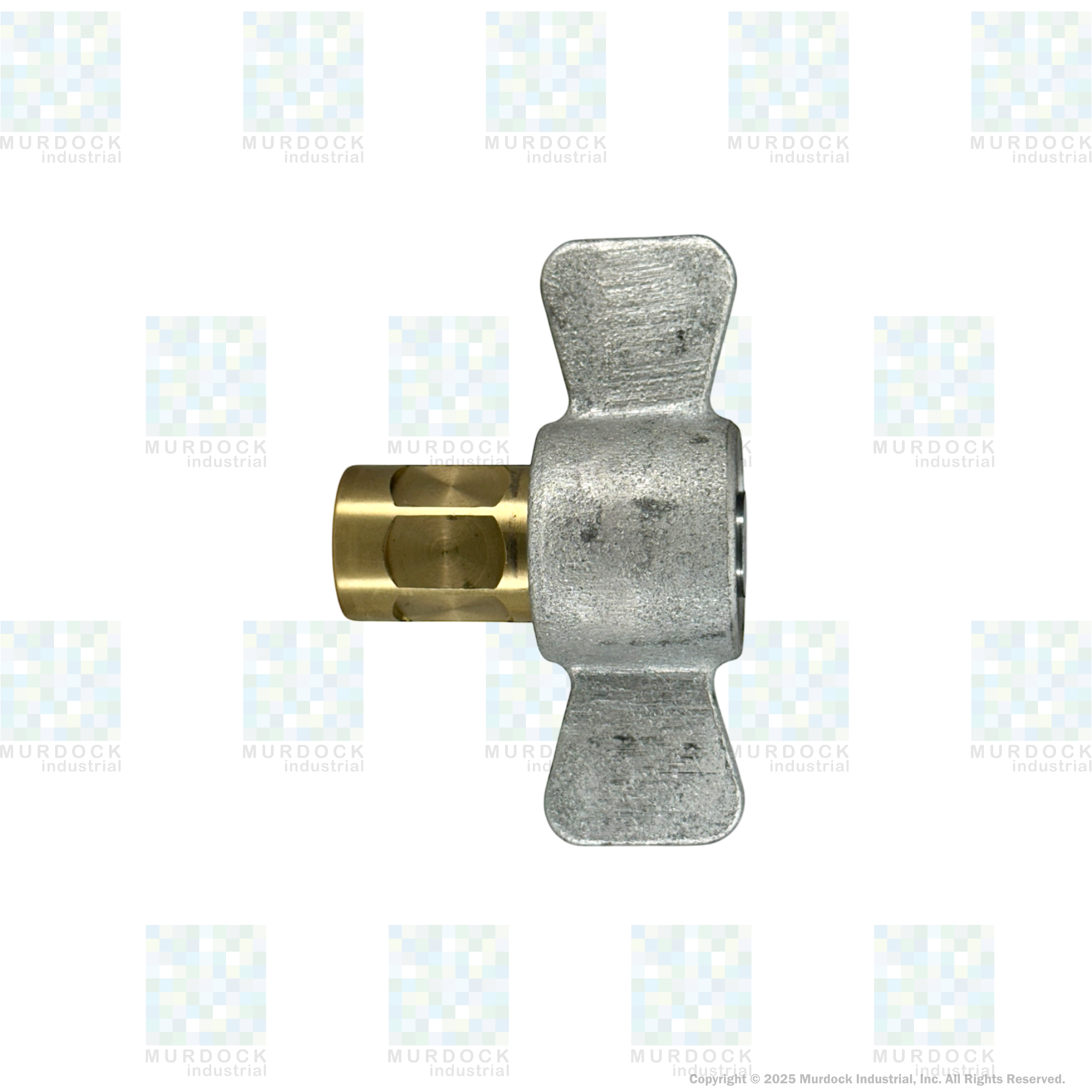 3WF2-B by Dixon Valve | Hydraulic Quick Disconnect Coupling | W-Series | 1/4" Female NPTF x 3/8" Wingstyle Interchange | Socket | Nitrile Seal | Brass