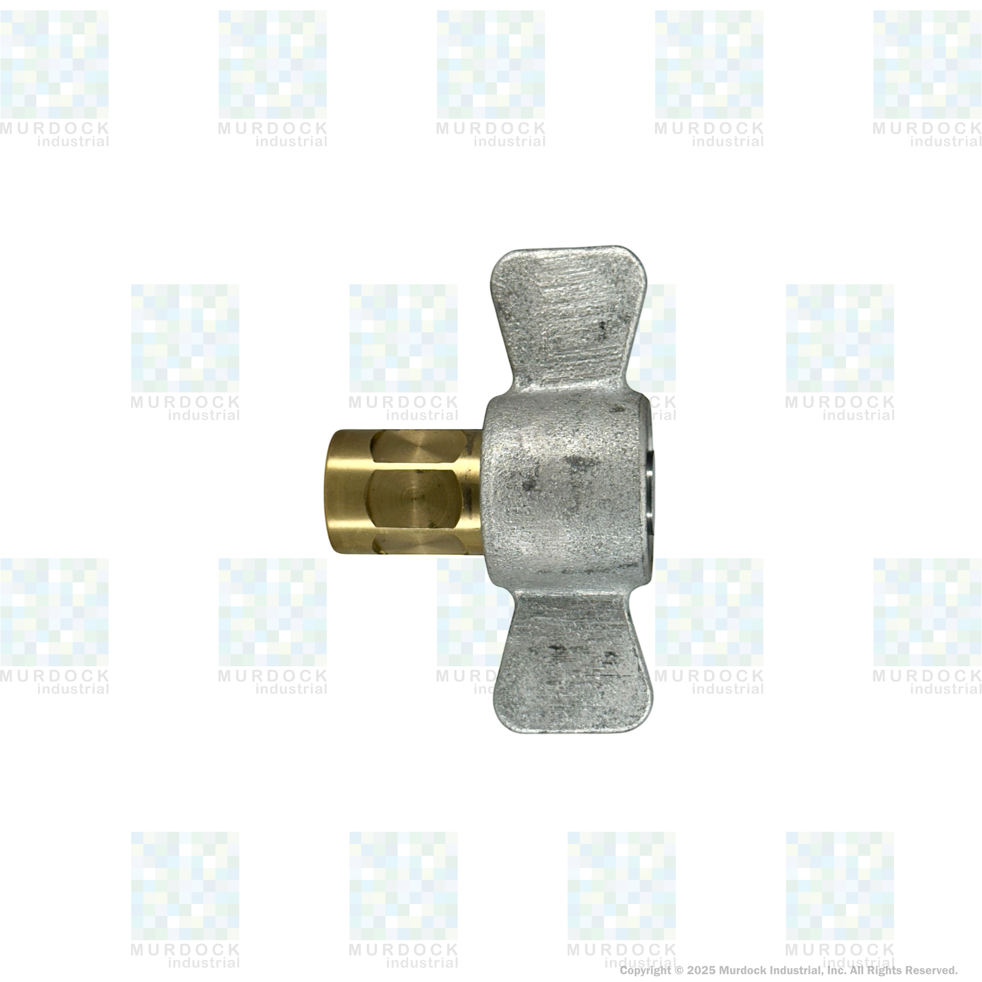 3WF3-B by Dixon Valve | Hydraulic Quick Disconnect Coupling | W-Series | 3/8" Female NPTF x 3/8" Wingstyle Interchange | Socket | Nitrile Seal | Brass