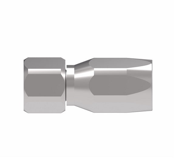 401-10S Aeroquip by Danfoss | Female SAE 45° Swivel 100R5 Reusable Hose Fitting (3 Piece) | -10 Female SAE 45° Swivel x -10 Reusable Hose End | Steel