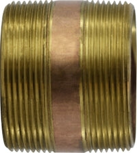 40209 by Midland | Lead Free Schedule 40 Seamless Nipple | 3" Diameter | 8" Length | Red Brass