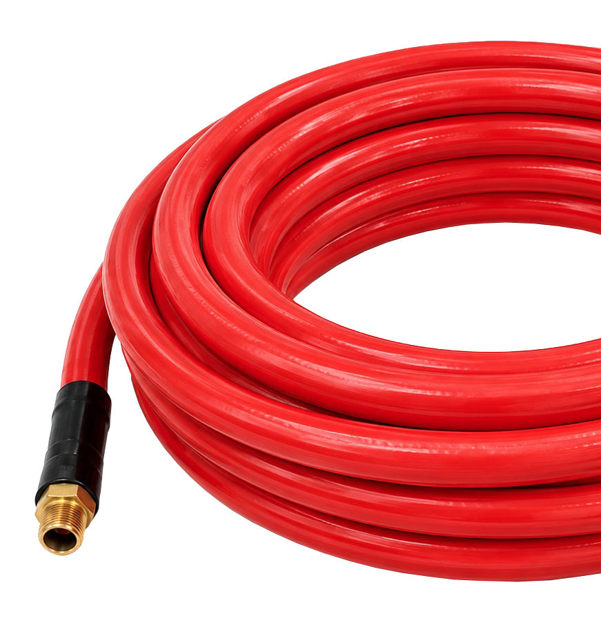 4103-037450 by Jason Industrial | 4103 Series | Air Hose | PVC | 3/8" ID | 0.59" OD | 300 PSI | Red | 50ft