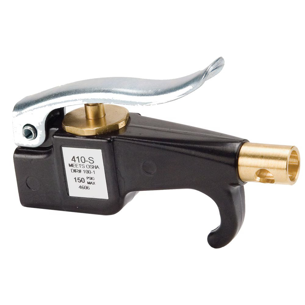 410-S by Parker | Blow Gun | 1/4" NPT Inlet Port | 150 PSI Max | Black | Zinc