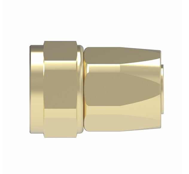 411-16B Aeroquip by Danfoss | Female 37° JIC Swivel 100R5 Reusable Hose Fitting (3 Piece) | -16 Female 37° JIC Swivel x -16 Reusable Hose End | Brass
