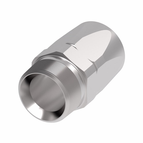412-24-24S Aeroquip by Danfoss | Male Pipe 100R5 Reusable Hose Fitting (3 Piece) | -24 Male Pipe x -24 Reusable Hose End | Steel