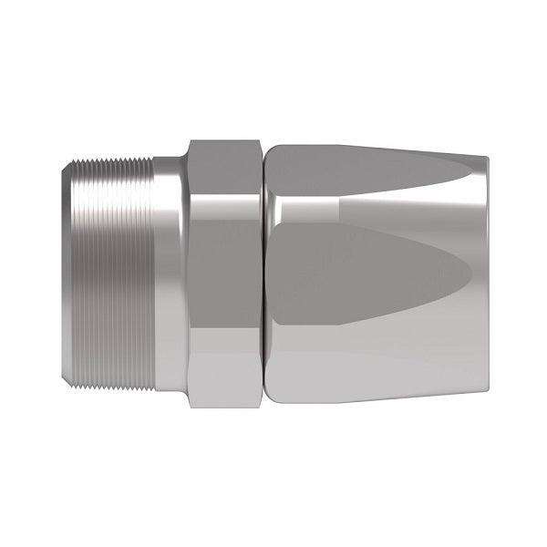 412-16-20S Aeroquip by Danfoss | Male Pipe 100R5 Reusable Hose Fitting (3 Piece) | -16 Male Pipe x -20 Reusable Hose End | Steel