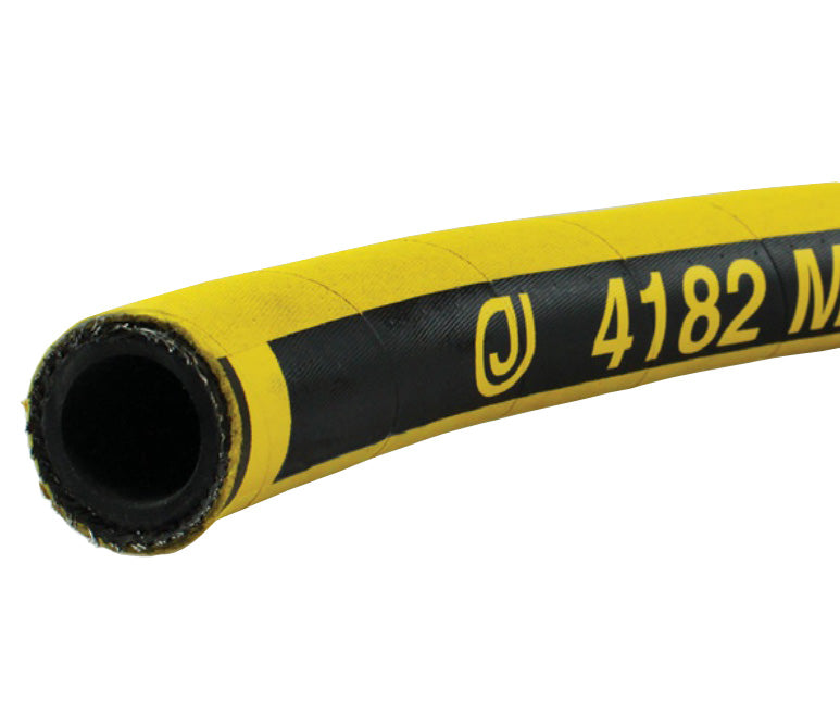 4182-0050-050 by Jason Industrial | 4182 Series | MSHA Mine Spray Hose | NBR/SBR | 1/2" ID | 0.97" OD | 1000 PSI | Yellow | 50ft