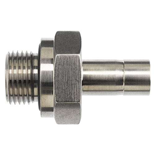 N2429-02-02-SS by Brennan Inc. | -02 Stand Pipe x -02 Male O-Ring Boss | Straight | Stainless Steel