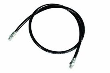 317876-5 by Alemite | Hose Reel Accessory | Grease Hose | Length: 5ft | Coupling Specification: 3/8" Male NPTF x 3/8" Male NPTR | Hose ID: 1/4" | Working Pressure: 8000 PSI | Burst Pressure: 20000 PSI