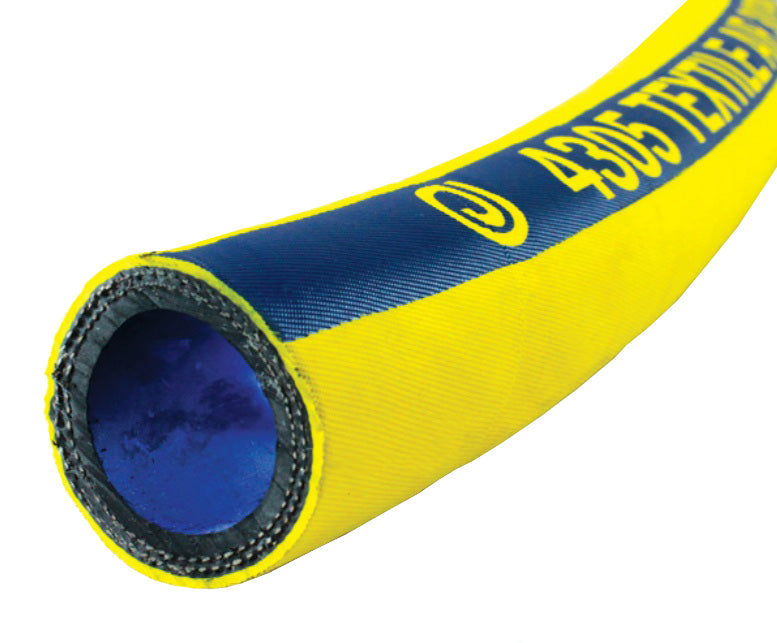 4305-0100-100 by Jason Industrial | 4305 Series | Textile Reinforced Air Hose | Nitrile/SBR | 1" ID | 1.46" OD | 300 PSI | Yellow | 100ft