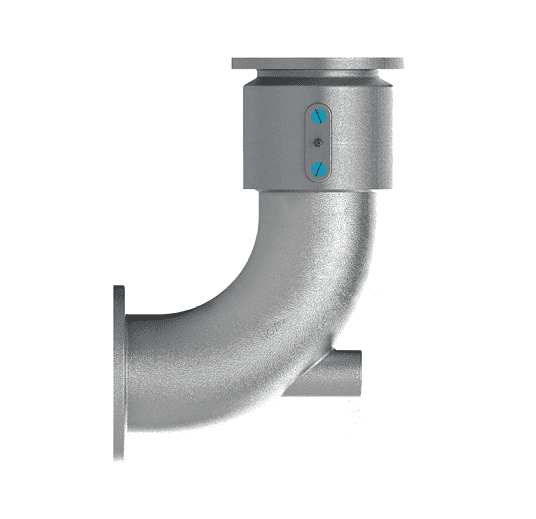 430TFTFLAL00000 Dixon Valve Aluminum Loading Arm Swivel - Style 30 Long Radius, without Handle - 4" TTMA x 4" TTMA Flanges (Buna Seals)
