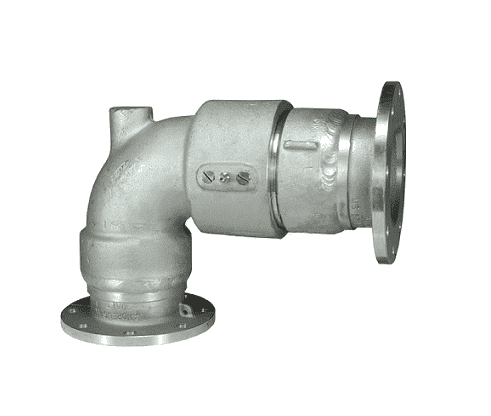 430TFXTFAL00000 Dixon Valve Aluminum Loading Arm Swivel - Style 30 Short Radius, without Handle - 4" TTMA x 4" TTMA Flanges (Buna Seals)
