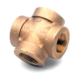 43393 by Midland | Extra Heavy | 1/2" Female Pipe | Cross | Bronze