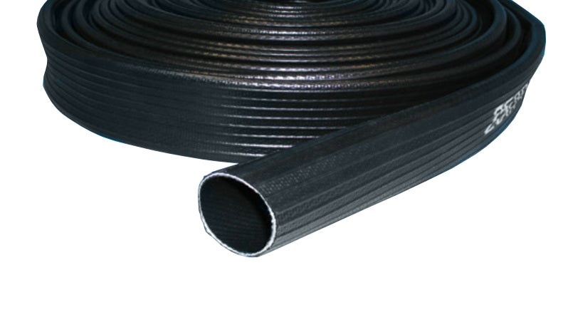 4359-1200-050 by Jason Industrial | 4359 Series | Oil Resistant Water Discharge Hose | Nitrile/PVC | 12" ID | 150 PSI | Black | 50ft