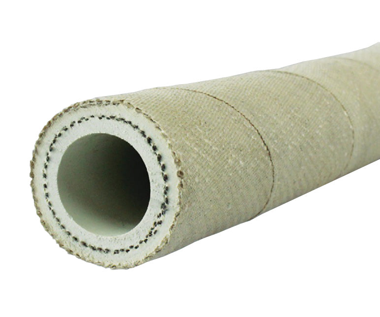 4380-0125-100 by Jason Industrial | 4380 Series | Thermally Non-Conductive Furnance Door Hose | EPDM | 1-1/4" ID | 1.89" OD | 150 PSI | White | 100ft
