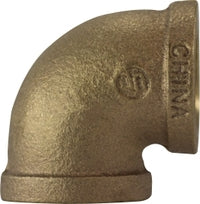 44107 by Midland | 1-1/2" Female Pipe x 1-1/2" Female Pipe Fitting | 90° Elbow | Bronze