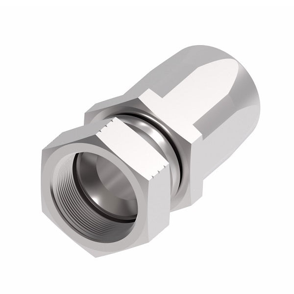 259-4411-16 Aeroquip by Danfoss | Female 37° JIC Swivel 100R5 Reusable Hose Fitting (2 Piece) | -16 Female 37° JIC Swivel x -16 Reusable Hose End | Stainless Steel
