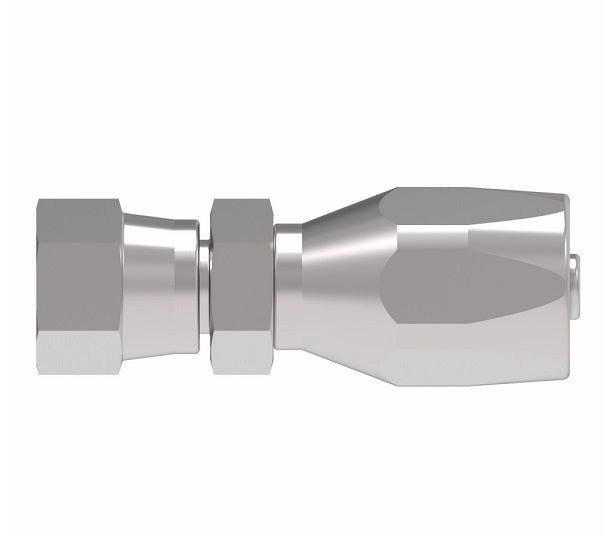 4411-6S Aeroquip by Danfoss | Female 37° JIC Swivel 100R5 Reusable Hose Fitting (2 Piece) | -06 Female 37° JIC Swivel x -06 Reusable Hose End | Steel